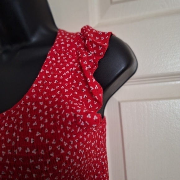 Sim&sam floral stockinette stitch blouse size medium - Picture 7 of 7